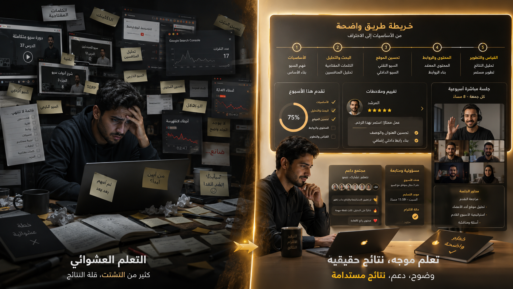 الفرق بين SEO وAEO وGEO في 2026