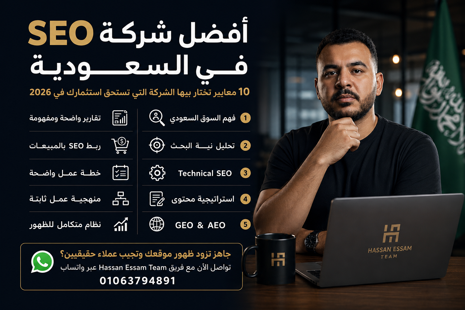 أفضل شركة سيو في السعودية 10 معايير لاختيار شركة SEO